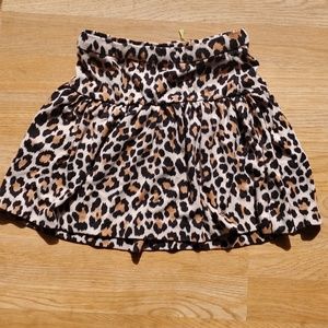 Animal print little girls skirt